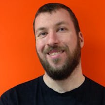 Colour photograph of Jordan Blake
