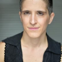 Colour photograph of Amelia Cavallo, showing head and shoulders