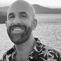 Black and white photograph of Paul Steinberg