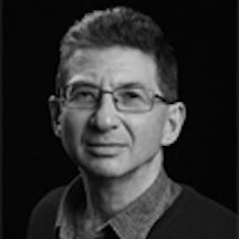 Black and white photograph of Daniel Pick