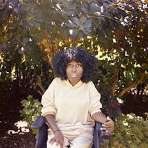 Colour photograph of Miss Jacqui