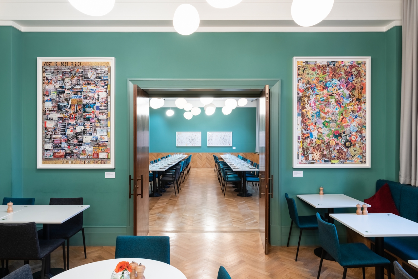 Photograph of the Private Dining Room at Wellcome Collection.