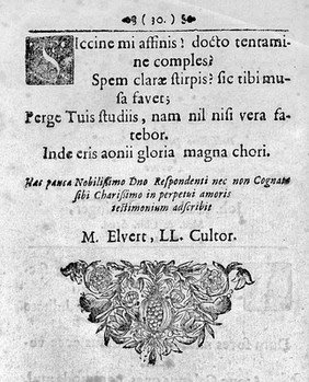 Disputatio medica sistens millepedas ... / [Johann Philipp Elvert].