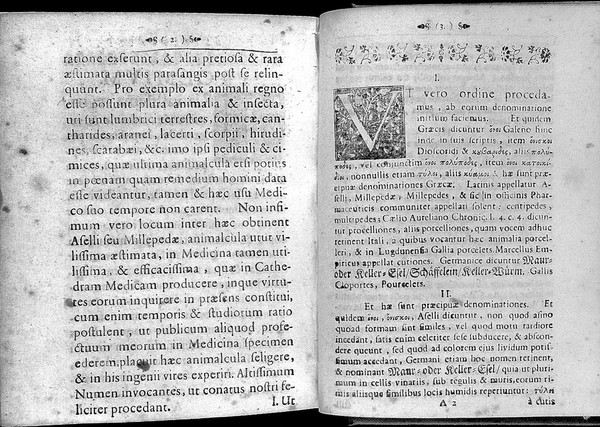 Disputatio medica sistens millepedas ... / [Johann Philipp Elvert].