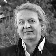 Black and white photograph of Professor Nick Groom